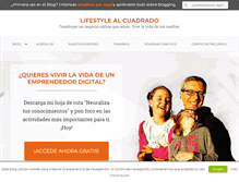 Tablet Screenshot of lifestylealcuadrado.com